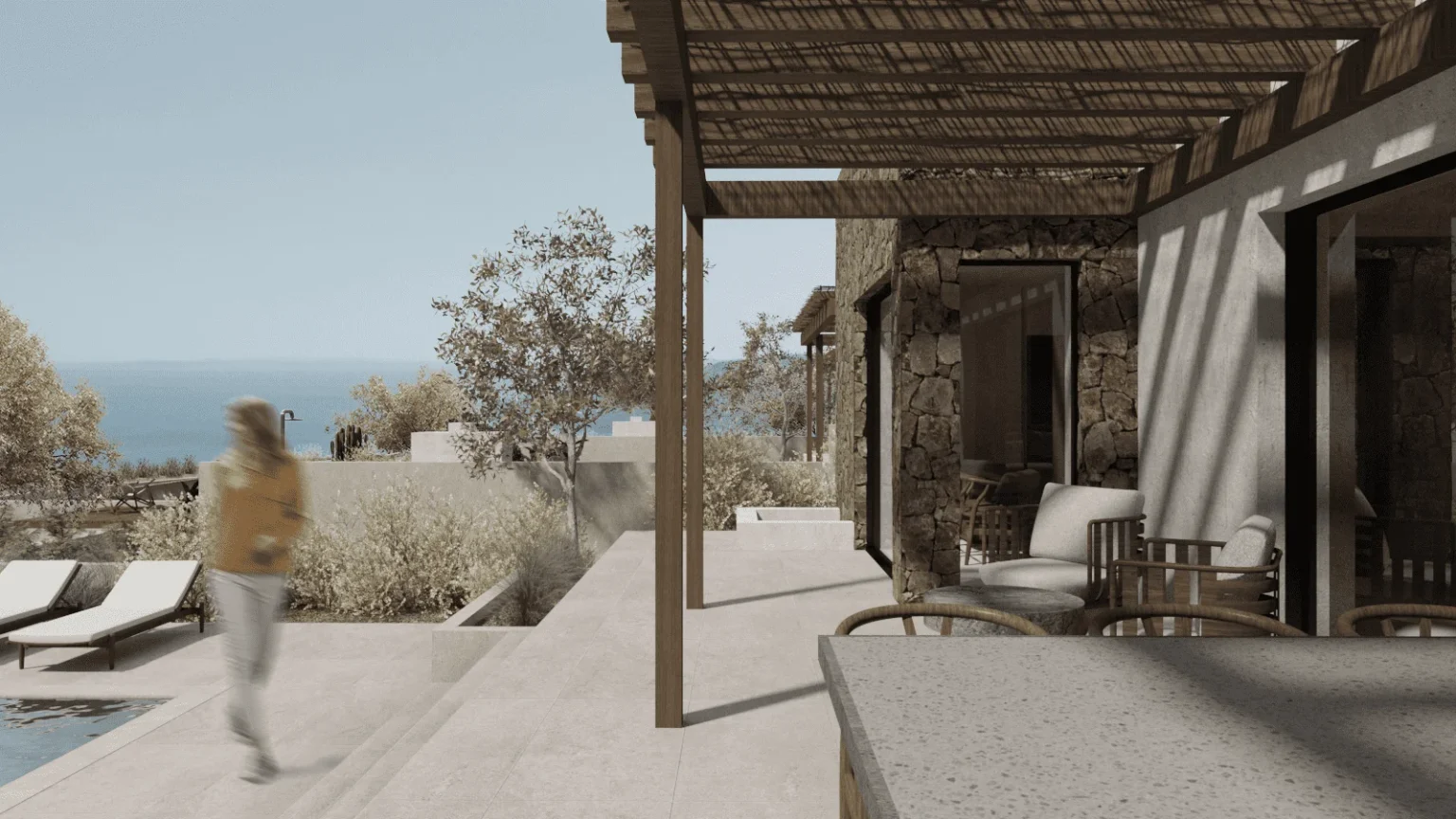 Exterior design Polychrono halkidiki